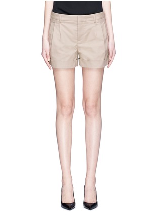 Main View - Click To Enlarge - SAINT LAURENT - Rolled cuff shorts