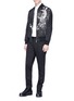 Figure View - Click To Enlarge - ALEXANDER MCQUEEN - Moon embroidered bomber jacket