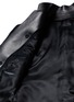 - ALEXANDER MCQUEEN - Detachable lambskin leather panel wool-mohair blazer