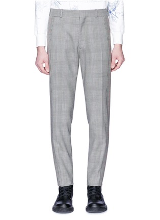 Main View - Click To Enlarge - ALEXANDER MCQUEEN - 'Prince of Wales' check plaid houndstooth pants