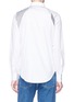 Back View - Click To Enlarge - ALEXANDER MCQUEEN - Stripe panel shirt