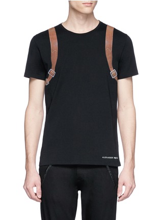 Main View - Click To Enlarge - ALEXANDER MCQUEEN - Backpack print T-shirt