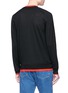 Back View - Click To Enlarge - ALEXANDER MCQUEEN - Contrast detail cashmere cardigan