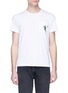 Main View - Click To Enlarge - ALEXANDER MCQUEEN - Dancing skull embroidered pocket T-shirt