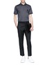 Figure View - Click To Enlarge - ALEXANDER MCQUEEN - Skull patch polo shirt