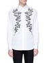 Main View - Click To Enlarge - ALEXANDER MCQUEEN - Floral embroidered shirt