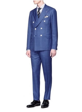 Figure View - Click To Enlarge - ISAIA - 'Milano' windowpane check shirt