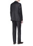 Back View - Click To Enlarge - ISAIA - 'Gregory' wool twill suit