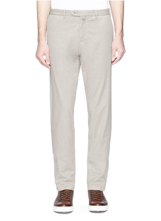 Main View - Click To Enlarge - ISAIA - Cotton-linen chinos