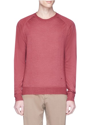 Main View - Click To Enlarge - ISAIA - Cashmere-silk raglan sleeve sweater