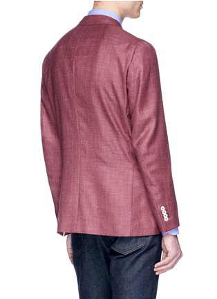 Back View - Click To Enlarge - ISAIA - 'Sailor' marled blazer