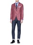 Figure View - Click To Enlarge - ISAIA - 'Milano' dot fil coupé check shirt