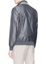 Back View - Click To Enlarge - ISAIA - Reversible water repellent bomber jacket