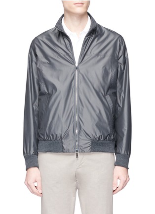Main View - Click To Enlarge - ISAIA - Reversible water repellent bomber jacket