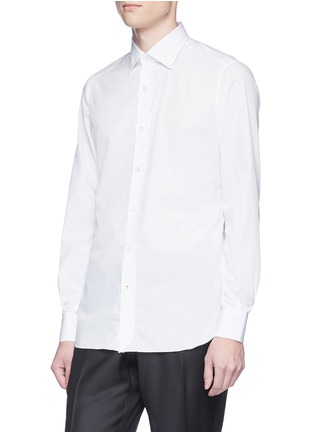 Front View - Click To Enlarge - ISAIA - 'Parma' cotton poplin shirt