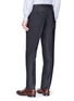 Back View - Click To Enlarge - ISAIA - Straight leg wool twill pants