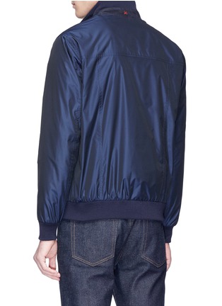 Back View - Click To Enlarge - ISAIA - Reversible water repellent bomber jacket
