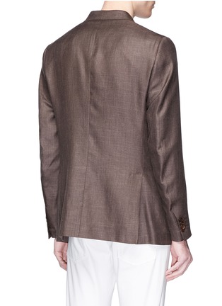 Back View - Click To Enlarge - ISAIA - 'Gregory' twill blazer