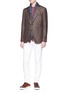 Figure View - Click To Enlarge - ISAIA - 'Gregory' twill blazer