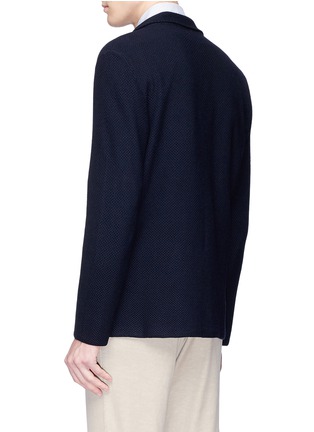 Back View - Click To Enlarge - ISAIA - Merino wool knit jacket