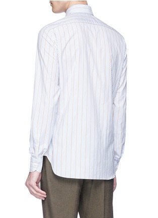 Back View - Click To Enlarge - ISAIA - 'Milano' stripe shirt
