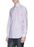 Front View - Click To Enlarge - ISAIA - 'Parma' mix stripe shirt