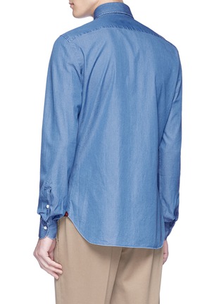 Back View - Click To Enlarge - ISAIA - Chambray shirt