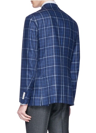 Back View - Click To Enlarge - ISAIA - 'Sailor' check plaid blazer