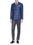 Figure View - Click To Enlarge - ISAIA - 'Sailor' check plaid blazer