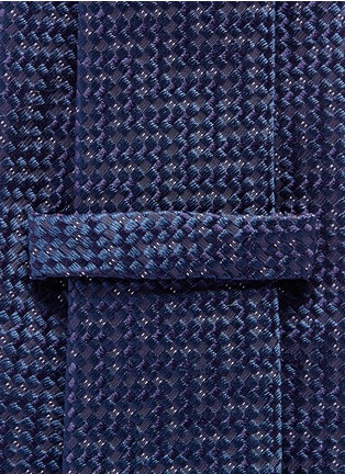 Detail View - Click To Enlarge - ISAIA - Check silk tie