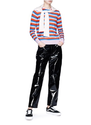 Figure View - Click To Enlarge - KULE - 'The Raven' stripe cashmere sweater