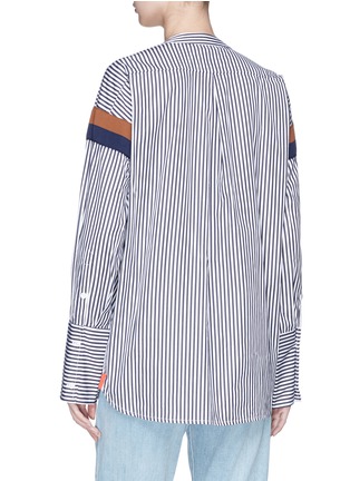 Back View - Click To Enlarge - KULE - 'The Wallis' stripe poplin shirt