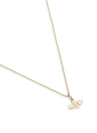 Detail View - Click To Enlarge - SYDNEY EVAN - 'Bee' 14k yellow gold pendant necklace