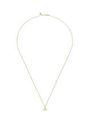 Main View - Click To Enlarge - SYDNEY EVAN - 'Bee' 14k yellow gold pendant necklace
