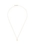 Main View - Click To Enlarge - SYDNEY EVAN - 'Monstera Leaf' 14k yellow gold pendant necklace