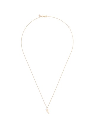 Main View - Click To Enlarge - SYDNEY EVAN - 'Love' 14k yellow gold mini pendant necklace