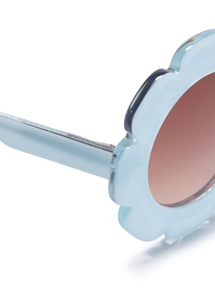 Detail View - Click To Enlarge - SONS + DAUGHTERS - 'Pixie' flower frame acetate kids sunglasses