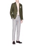 Figure View - Click To Enlarge - LARDINI - Micro houndstooth pants