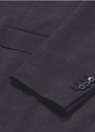 Detail View - Click To Enlarge - LARDINI - 'Supersoft' windowpane check suit