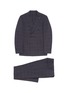 Main View - Click To Enlarge - LARDINI - 'Supersoft' windowpane check suit