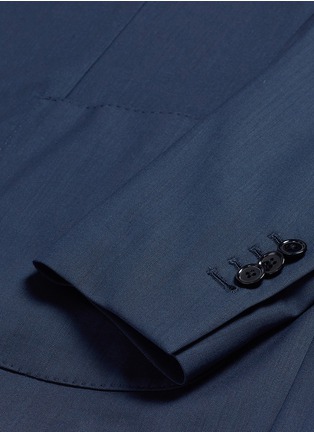 Detail View - Click To Enlarge - LARDINI - 'Easy Wear' packable wool suit