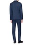 Back View - Click To Enlarge - LARDINI - 'Easy Wear' packable wool suit