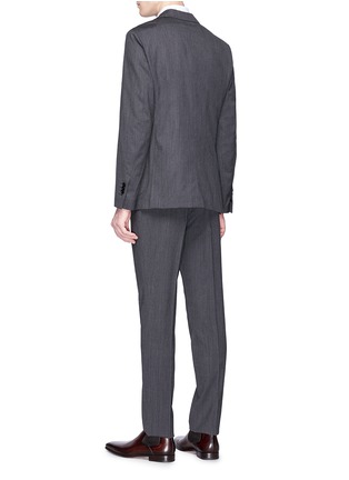Back View - Click To Enlarge - LARDINI - 'Easy Wear' packable wool suit