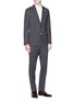 Front View - Click To Enlarge - LARDINI - 'Easy Wear' packable wool suit