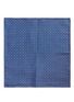 Detail View - Click To Enlarge - LARDINI - Floral dot print linen-silk pocket square