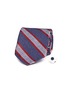 Main View - Click To Enlarge - LARDINI - Stripe silk-linen jacquard tie