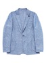 Main View - Click To Enlarge - LARDINI - Cotton-linen chambray soft blazer