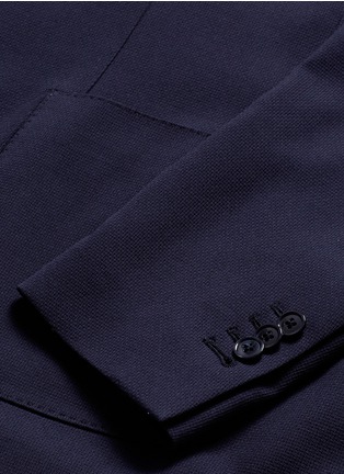 Detail View - Click To Enlarge - LARDINI - 'Easy Wear' packable wool-cotton soft blazer