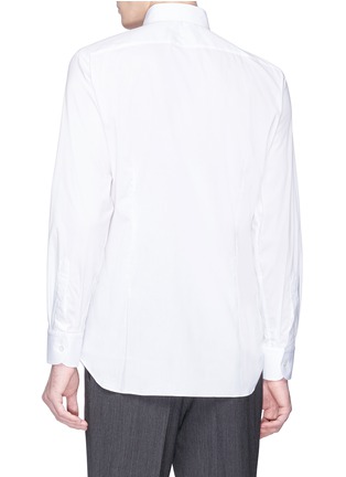 Back View - Click To Enlarge - LARDINI - Stretch poplin shirt