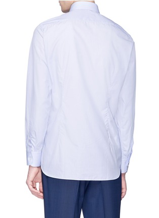 Back View - Click To Enlarge - LARDINI - Cotton poplin shirt